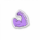 Fibromyalgie Bewustzijn & Ondersteuning Sticker (Voorkant)
