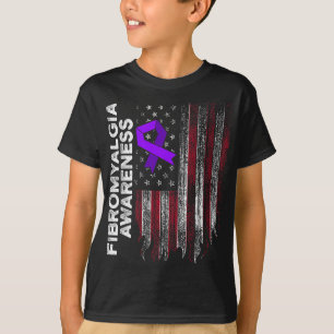 Fibromyalgie Bewustzijn Overlevende Trotse Strijde T-shirt
