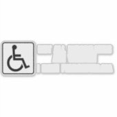 Fibromyalgie bewustzijn sticker (Voorkant)