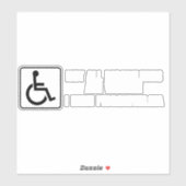 Fibromyalgie bewustzijn sticker (Vel)