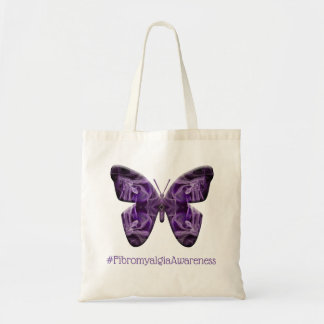 Fibromyalgie Bewustzijn Vlinder (1700 - FMA) Tote Bag