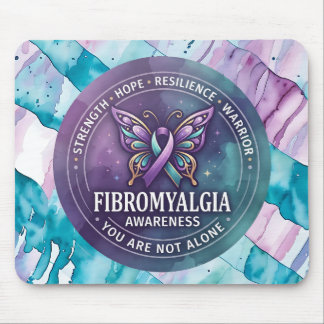 Fibromyalgie-bewustzijn Vlinderlint Muismat