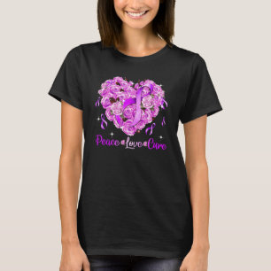 Fibromyalgie Bewustzijn Vredesliefhebber Vrouwen T-shirt