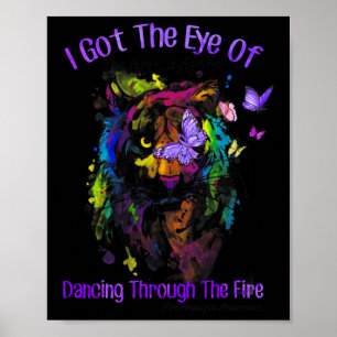 Fibromyalgie bewustzijn Warrior Ik kreeg het oog v Poster