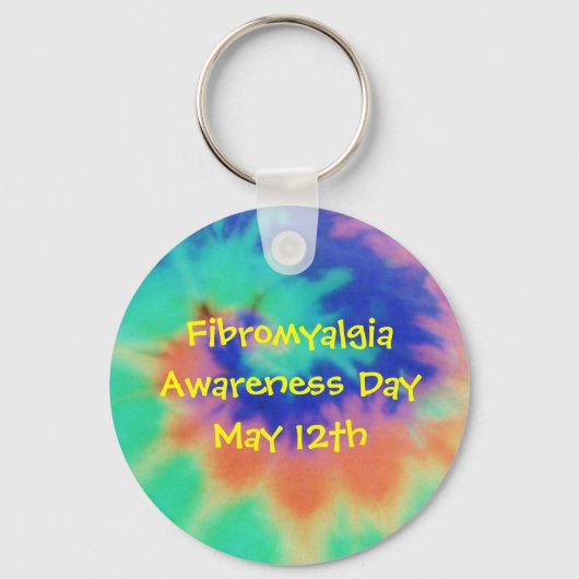 Fibromyalgie, Bewustzijnsdag, 12 mei-Sleutelhanger Sleutelhanger (Voorkant)