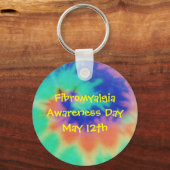 Fibromyalgie, Bewustzijnsdag, 12 mei-Sleutelhanger Sleutelhanger (Voorkant)