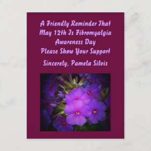 Fibromyalgie Bewustzijnsdag Uitnodigen Kaart