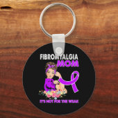 Fibromyalgie-bewustzijnslint 1 sleutelhanger (Voorkant)