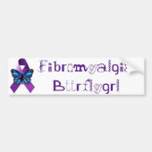 Fibromyalgie Bttrflygrl Bumpersticker (Voorkant)