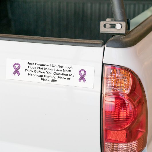 Fibromyalgie Bumpersticker (Op Truck)