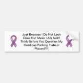 Fibromyalgie Bumpersticker (Voorkant)