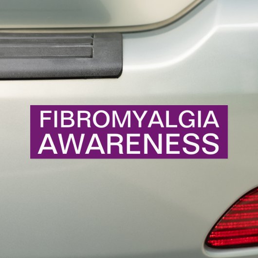 Fibromyalgie Bumpersticker (Op auto)