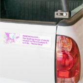 Fibromyalgie Bumpersticker (Op Truck)