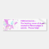Fibromyalgie Bumpersticker (Voorkant)