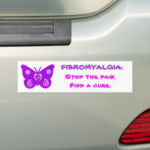 FIBROMYALGIE-bumpersticker Bumpersticker (Op auto)