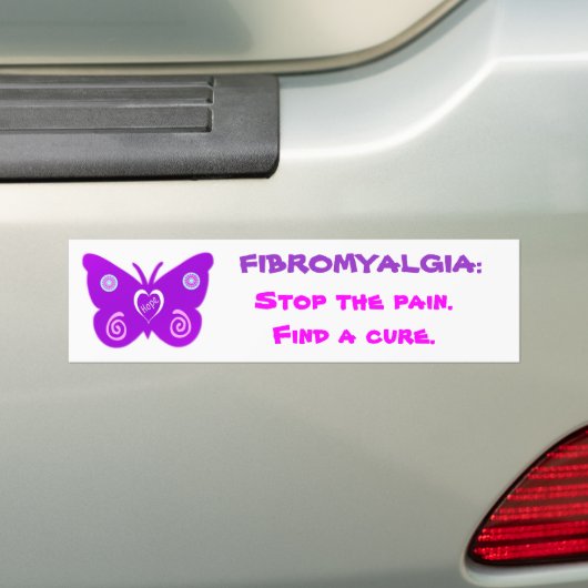 FIBROMYALGIE-bumpersticker Bumpersticker (Op auto)