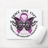 Fibromyalgie Butterfly Tribal Muismat (Met muis)