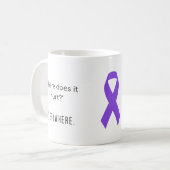 Fibromyalgie Chronische Pijn Bewustwording Koffiemok (Voorkant links)