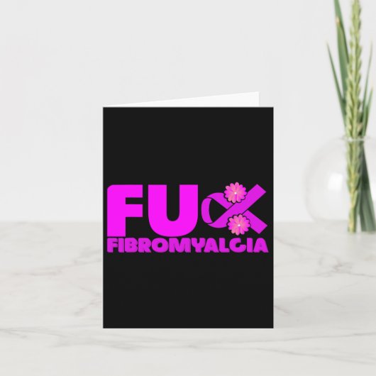 Fibromyalgie familie-fibromyalgie kaart (Voorkant)