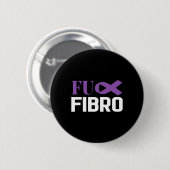 Fibromyalgie Fibro bewustzijn Fighter 1 Ronde Button 5,7 Cm (Voorkant /achterkant)