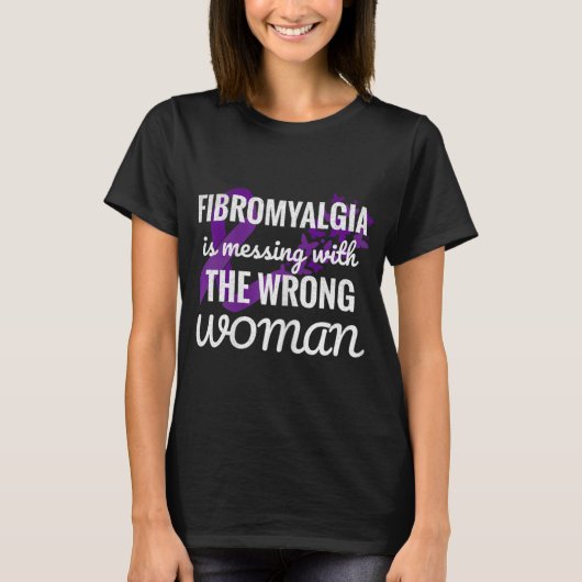 Fibromyalgie Fibro Warrior 1 T-shirt (Voorkant)