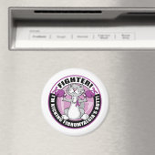 Fibromyalgie Fighter Cat Magneet (Insitu (Vaatwasser))