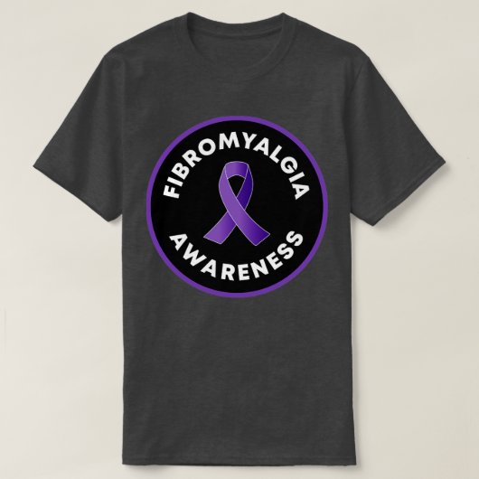 Fibromyalgie Handicap Bewustzijn T-shirt (Design voorkant)
