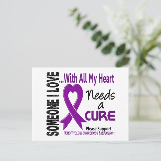 Fibromyalgie heeft een Cure 3 nodig Briefkaart (Staand voorkant)
