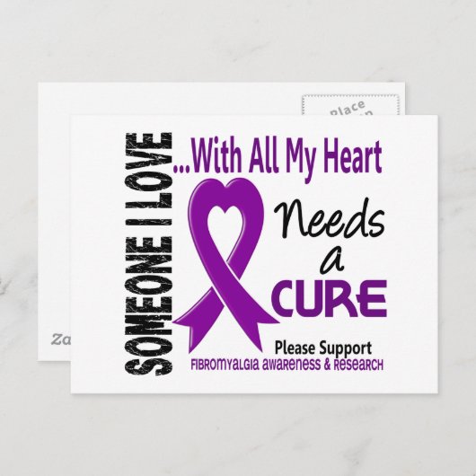 Fibromyalgie heeft een Cure 3 nodig Briefkaart (Voorkant / Achterkant)