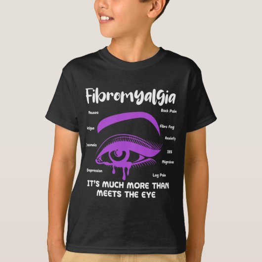 Fibromyalgie Het is veel meer dan de oogfib T-shirt (Voorkant)