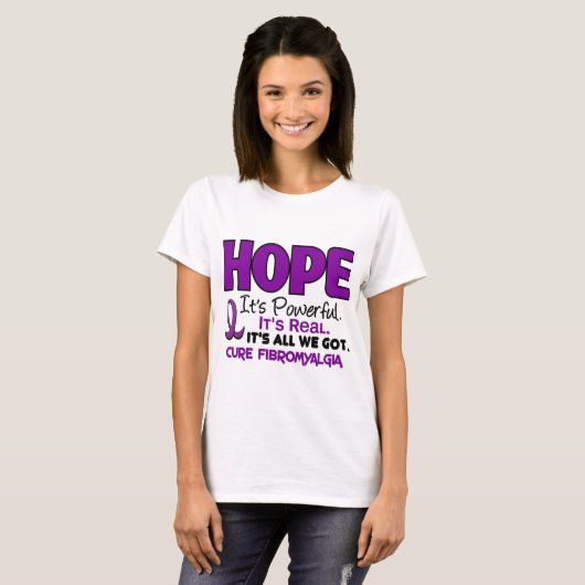 Fibromyalgie HOPE 1 T-shirt (Voorkant volledig)