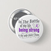 Fibromyalgie in de strijd ronde button 5,7 cm (Voorkant /achterkant)