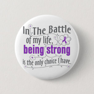Fibromyalgie in de strijd ronde button 5,7 cm