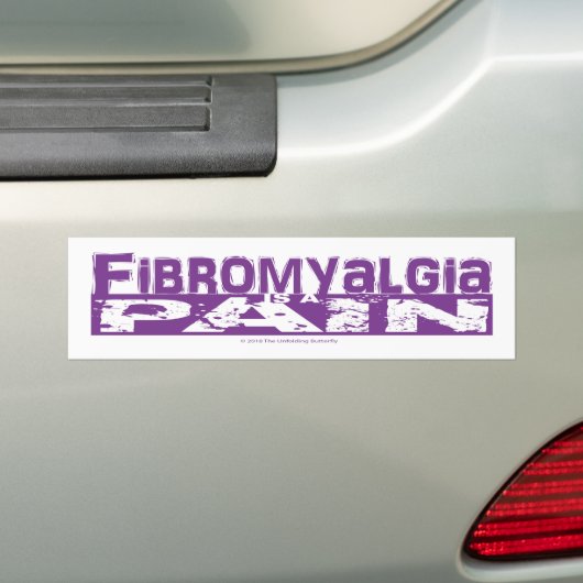 Fibromyalgie is een Bumpersticker (Op auto)