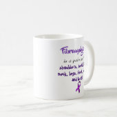 Fibromyalgie is een pijn in de kont koffiemok (Voorkant rechts)