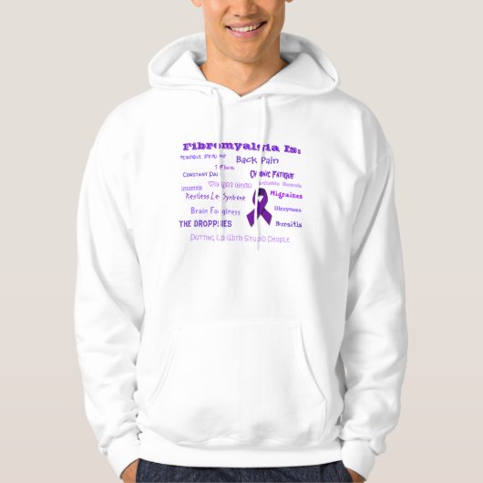 Fibromyalgie is... hoodie (Voorkant)
