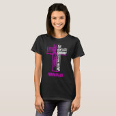 fibromyalgie krijger kan alles doen t-shirt (Voorkant volledig)