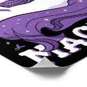 Fibromyalgie krijgers zijn magische eenhoorn liefh poster (Hoek)