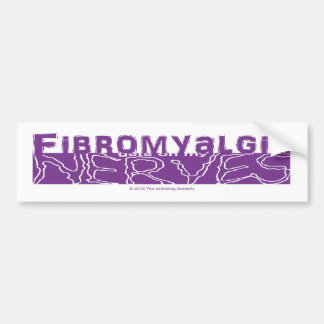 Fibromyalgie krijgt op mijn zenuwen Bumpersticker
