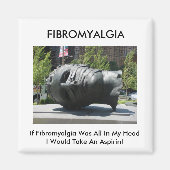 Fibromyalgie-neem aspirine magneet (Voorkant)