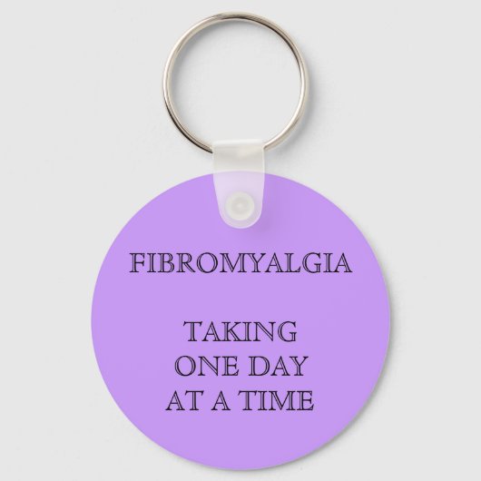 FIBROMYALGIE NEEMT ÉÉN DAG PER DAG SLEUTELHANGER (Voorkant)