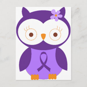 Fibromyalgie Owl Briefkaart