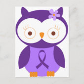 Fibromyalgie Owl Briefkaart (Voorkant)