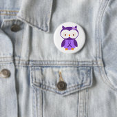 Fibromyalgie Owl Ronde Button 5,7 Cm (In situ)