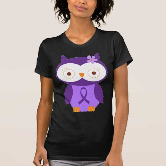 Fibromyalgie Owl T-shirt (Voorkant)