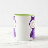 Fibromyalgie Owl Tweekleurige Koffiemok (Center)