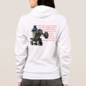 Fibromyalgie Rider Womens Hoodie (Achterkant)