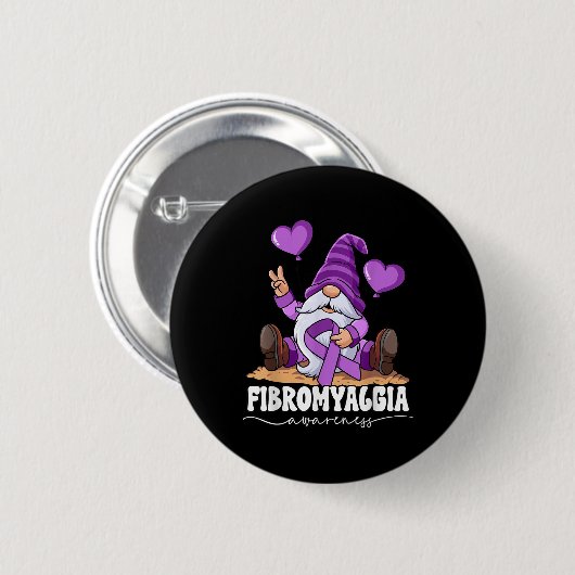 Fibromyalgie Ronde Button 5,7 Cm (Voorkant /achterkant)