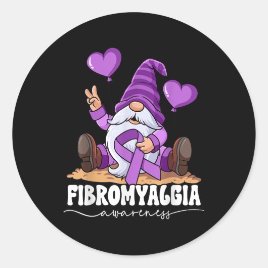 Fibromyalgie Ronde Sticker (Voorkant)