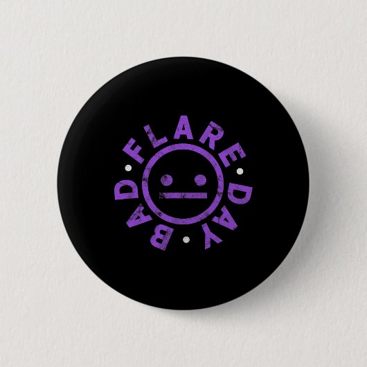 Fibromyalgie Slechte opvlamming Dag Chronische pij Ronde Button 5,7 Cm (Voorkant)